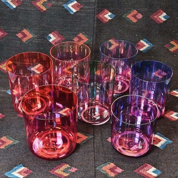 Alchemy Crystal Singing Bowls Set Purple-Gradient (Octave 4) (15-18 cm, 4.5 kg) - Image 3