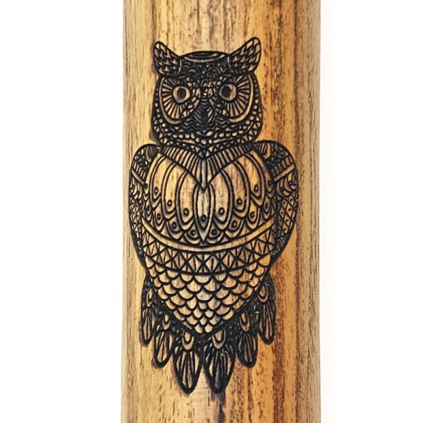 Premium Single Flute Teakwood Moon Stone - Fm (56 cm) - Image 2