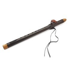 Premium Single Flute Rosewood Tiger Eye Stone - Fm (56 cm)