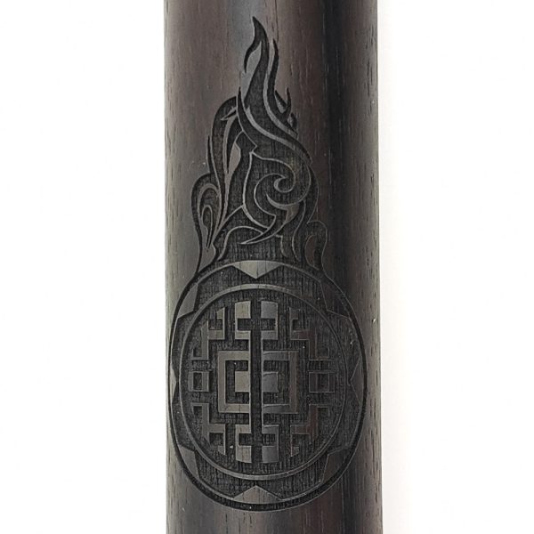 Premium Single Flute Rosewood Tiger Eye Stone - Fm (56 cm) - Image 2