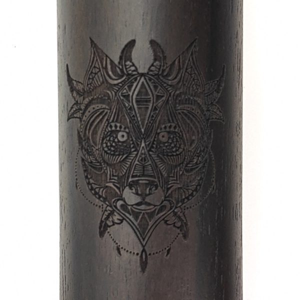 Premium Single Flute Rosewood Moon Stone - Bm (75 cm) - Image 2