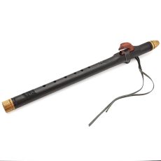 Premium Single Flute Rosewood Tiger Eye Stone - Gm (51 cm)