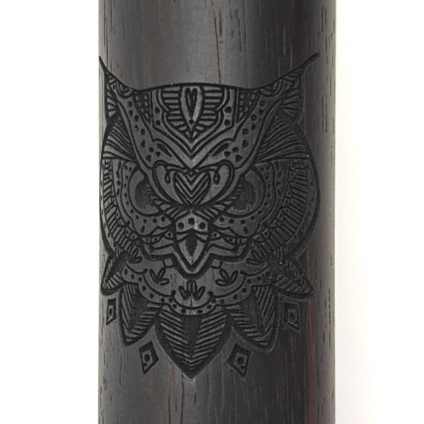Premium Single Flute Rosewood Tiger Eye Stone - Gm (51 cm) - Image 2