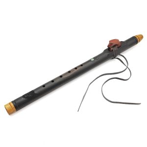 Premium Single Flute Rosewood Turquoise Stone - Gm (50 cm) (+ case)
