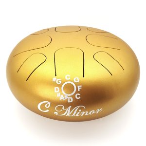 Steel Tongue Happy Drum Golden "C Minor" (26 cm) (+ case)