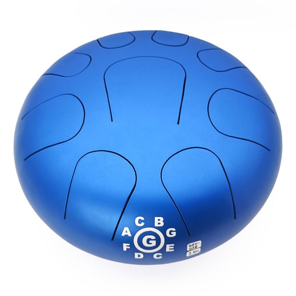Steel Tongue Happy Drum Blue "G Penta" (26 cm) (+ case) - Image 2
