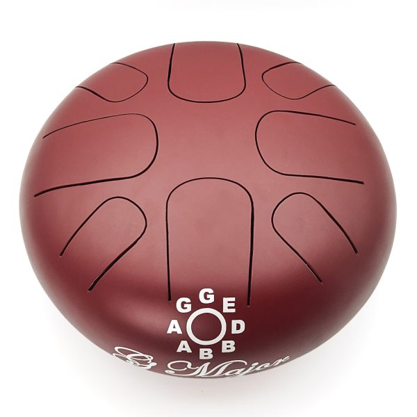 Steel Tongue Happy Drum Maroon "G Major" (26 cm) (+ case) - Image 2