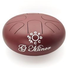 Steel Tongue Happy Drum Maroon "G Minor" (26 cm) (+ case)
