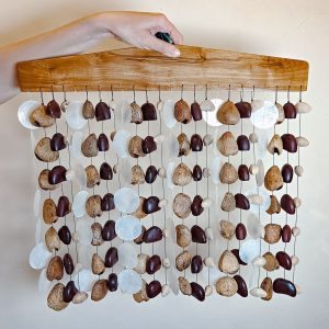 Pangi-Kenari-Shell-Pala Mix Hanging Chimes Large