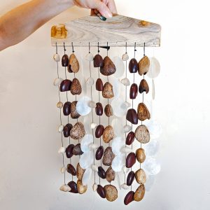Pangi-Kenari-Shell-Pala Mix Hanging Chimes Medium