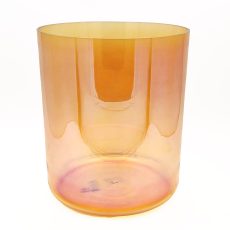 Alchemy Crystal Bowl "Orange Sunset" - D4 (18 cm, 0.8 kg, 3.5 mm)