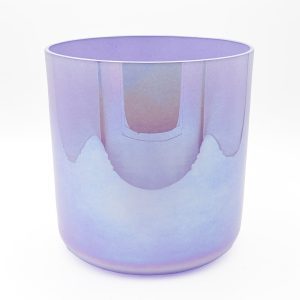 Alchemy Crystal Bowl "Lavender Flower" - B4 (15 cm, 0.6 kg, 3.5 mm)