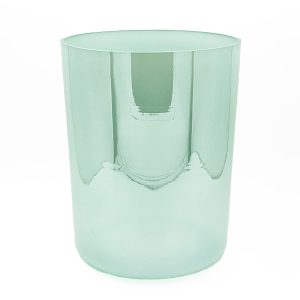 Alchemy Crystal Bowl "Peral Green" - F4 (17 cm, 0.9 kg, 3.5 mm)