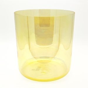 Alchemy Crystal Bowl "Sunny Yellow" - E4 (17 cm, 0.7 kg, 3 mm)
