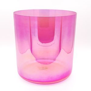 Alchemy Crystal Bowl "Fuchsia Rose" - C4 (19 cm, 0.8 kg, 3 mm)