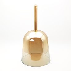 Alchemy Crystal Bowl With Handle Clear Orange - E4 (18 cm, 0.7 kg)