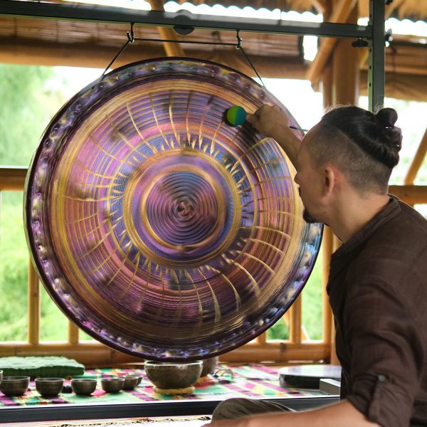 Grotta Sonora Deep Gong "Purple Yantra" 34" - Note C# (85 cm) - Image 2