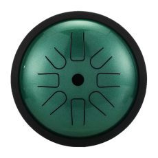 HLURU Tongue Drum TP8-6 Jewel Green "D5-Major" (17 cm, Copper Steel)