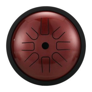 HLURU Tongue Drum TP8-6 Galaxy Red "D5-Major" (17 cm, Copper Steel)
