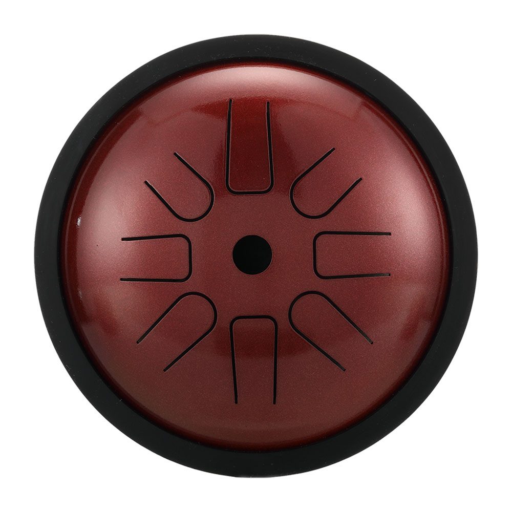 HLURU Tongue Drum TP8-6 Galaxy Red "D5-Major" (17 cm, Copper Steel)