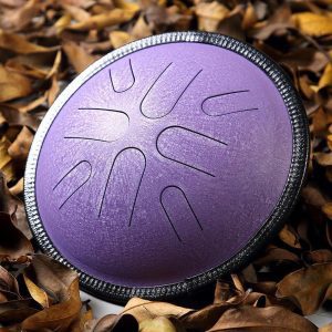HLURU Tongue Drum TP8-10 Lavender (25 cm, Copper Steel)
