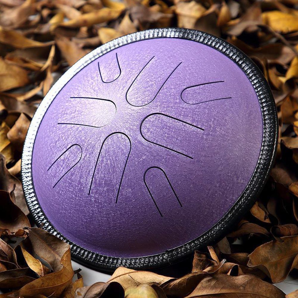HLURU Tongue Drum TP8-10 Lavender (25 cm, Copper Steel)