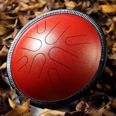 HLURU Tongue Drum TP8-10 Galaxy Red (25 cm, Copper Steel)