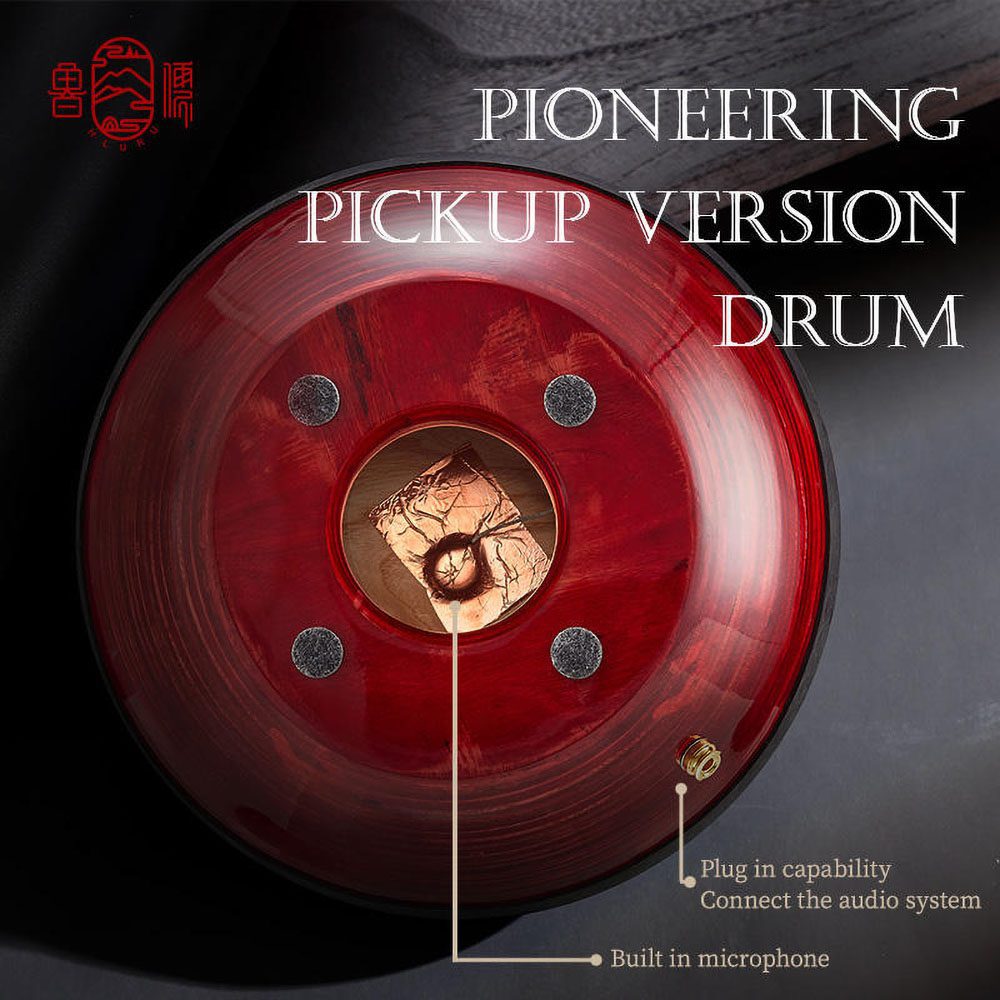 HLURU Tongue Drum EQTB10-12 Jewel Green (31 cm, Microalloyed Steel) (+ case) - Image 4