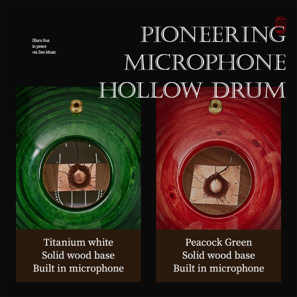 HLURU Tongue Drum EQTW15-14 White (36 cm, Microalloyed Steel) (+ case) - Image 4