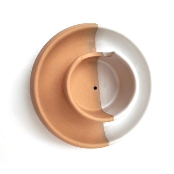 Ceramic Incense Holder 3 In 1 (for Incense Sticks, Palo Santo & White Sage) - Image 2