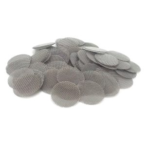 Stainless Mesh Filter Silver For Smoking Pipes (20 mm, 5 pcs)