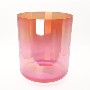 Alchemy Crystal Bowl Purpled Orange - D4 (17 cm, 0.65 kg, 3 mm)