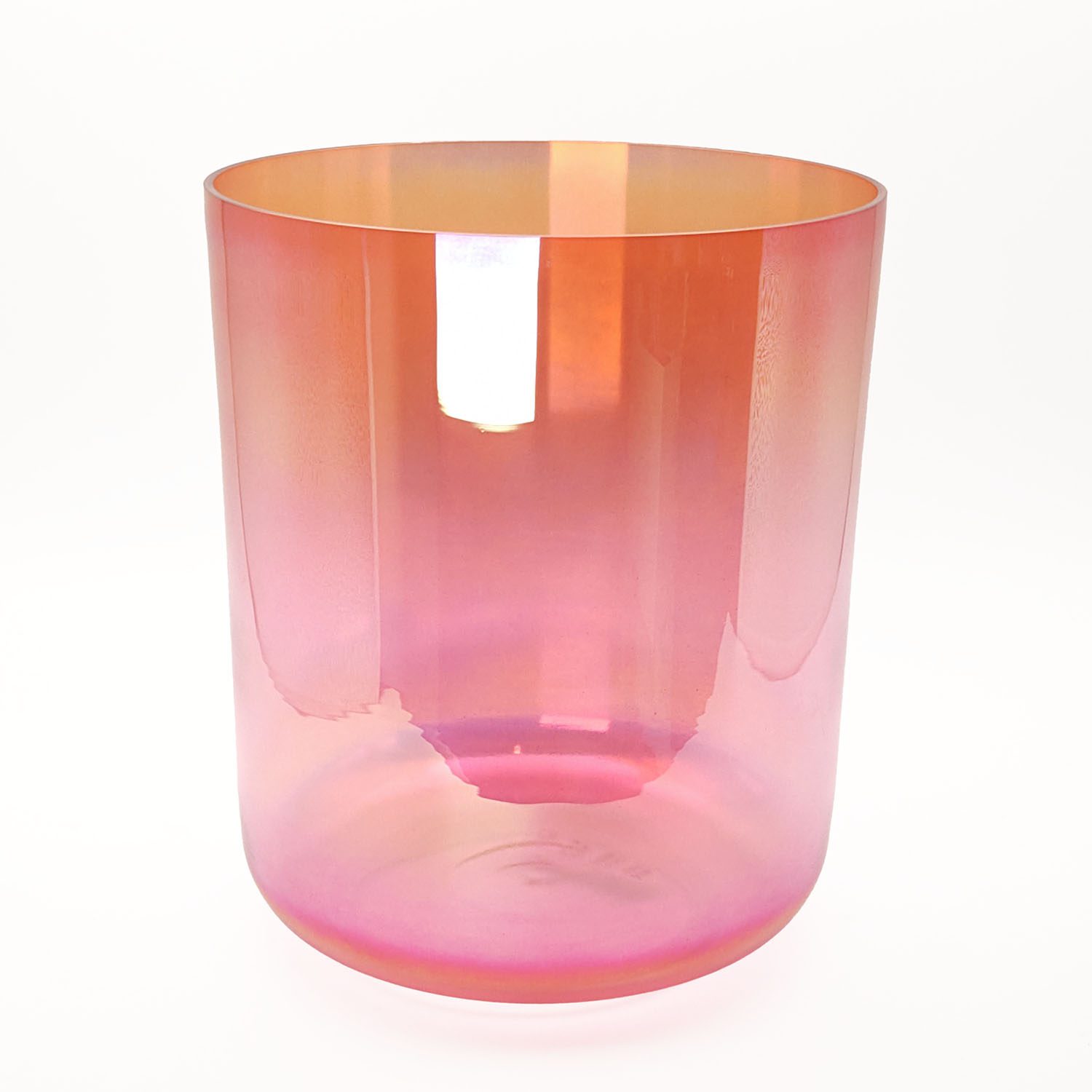 Alchemy Crystal Bowl Purpled Orange - D4 (17 cm, 0.65 kg, 3 mm)