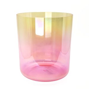 Alchemy Crystal Bowl Purpled Yellow - E4 (16 cm, 0.6 kg, 3 mm)