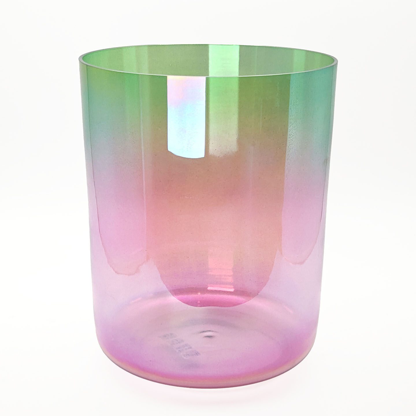 Alchemy Crystal Bowl Purpled Green - F4 (16 cm, 0.6 kg, 3 mm)