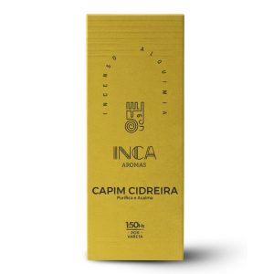 INCA Aromas Premium Incense Sticks "Lemongrass" (Brasil)
