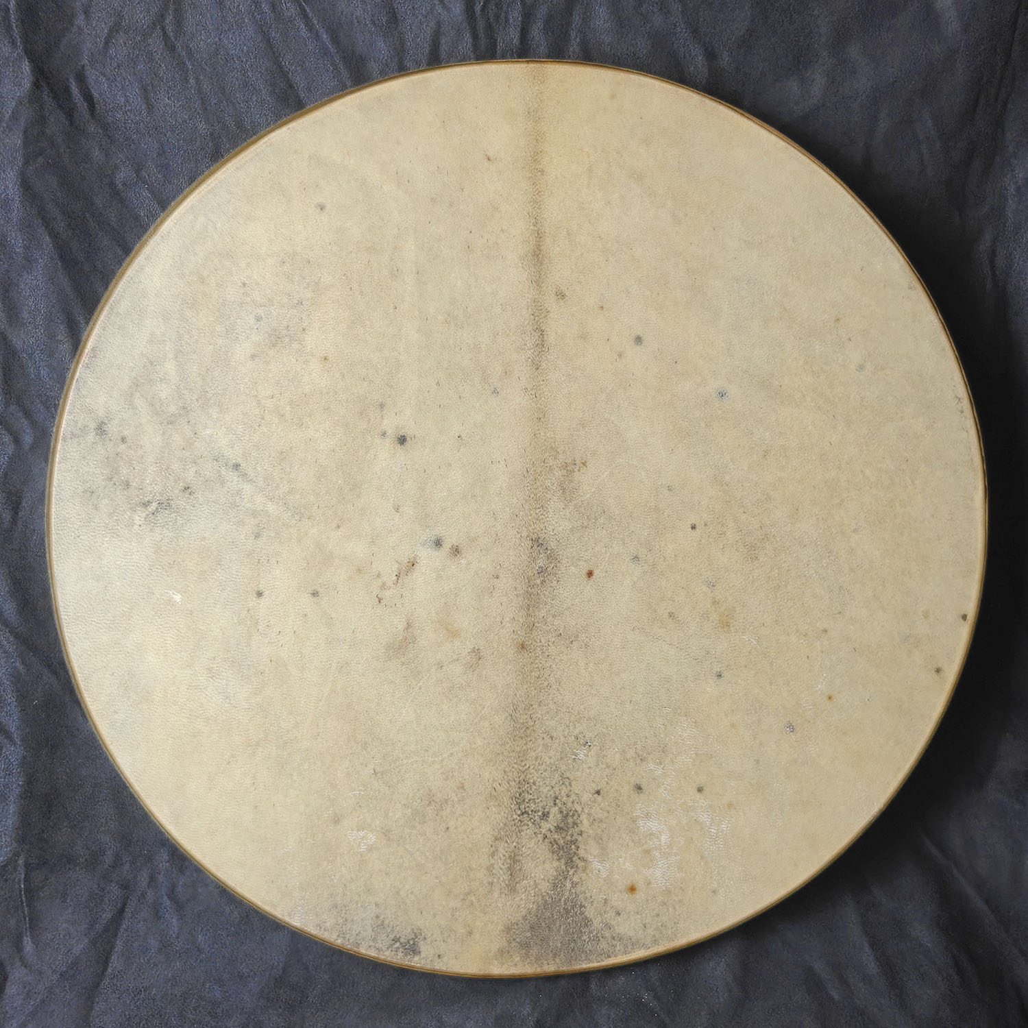 Shamanic Drum With Leather & Silver 925 "Scarlet Serpent" (45 cm) (+ case) - Image 2