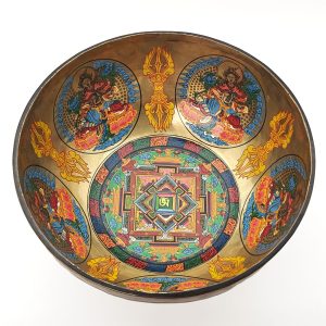 Thangka Mandala Hammered Singing Bowl - B2 (25 cm, 1.9 kg)
