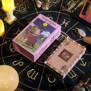 Smith Walter Tarot Pink Gold Waterproof Card Deck