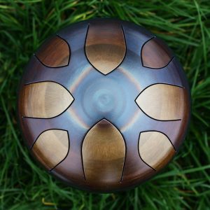 SOUND NEST Tongue Drum Medium Fire Finished (22 cm, 8 Notes) (+ case)