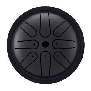 HLURU Happy Drum Mini TM8-4 Ink Black (13 cm, Carbon Steel)