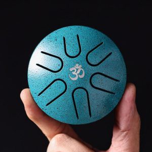 HLURU Happy Drum Micro TM6-3 Blue "OM" (8 cm)