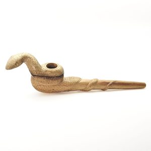 Smoking Pipe Crocodile Wood Large "Snake" (28 cm)
