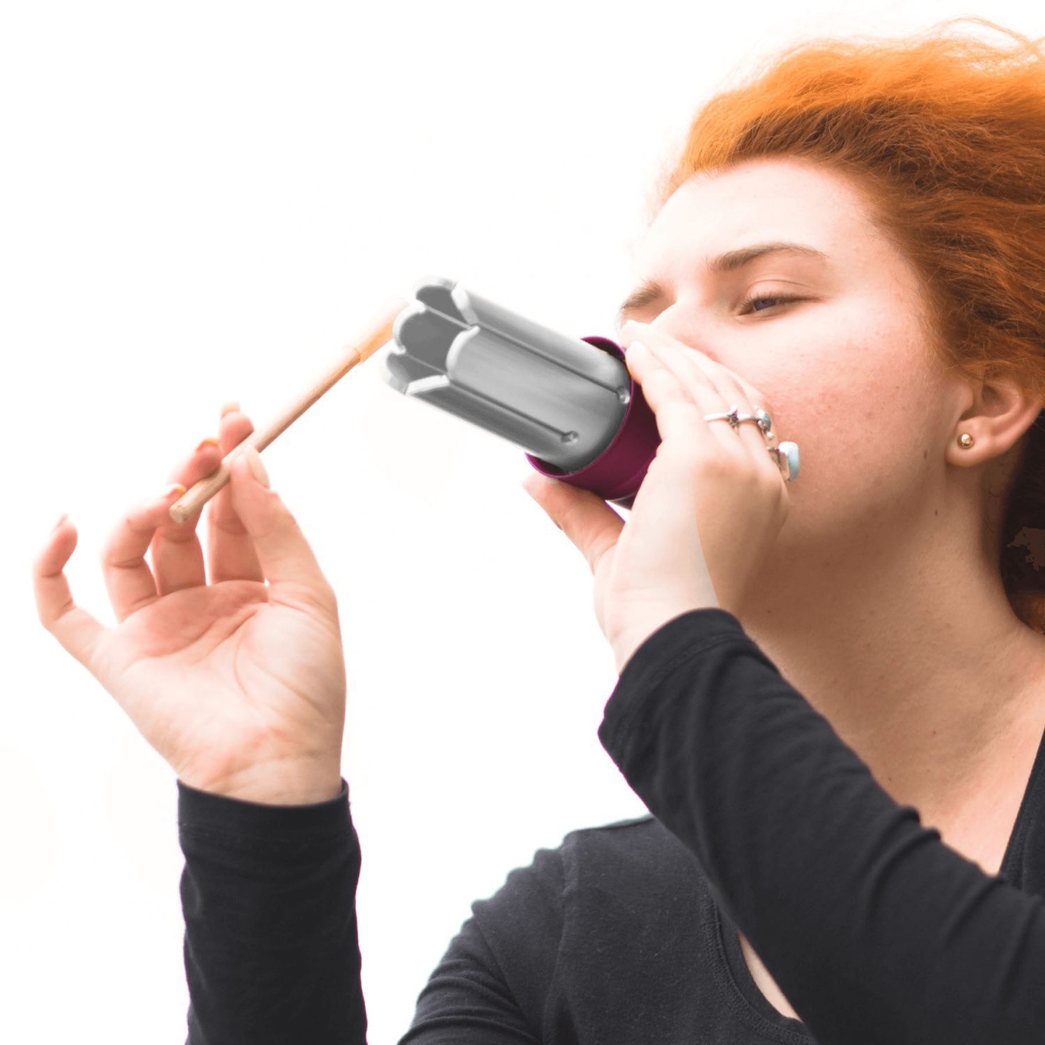 Wayunki Wah-Wah Tube Chimes - Earth (A/D Minor) - Pink (+ case and stick) - Image 4