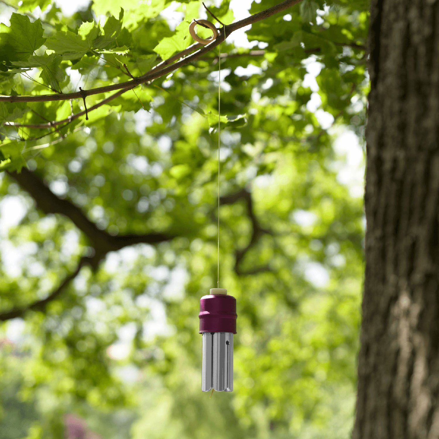 Wayunki Wah-Wah Tube Chimes - Earth (A/D Minor) - Pink (+ case and stick) - Image 6