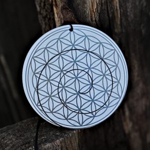 SOUND NEST Pocket Gong "Flower Of Life" (8.5 cm, Stainless Steel)