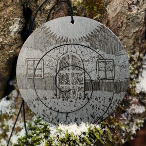 SOUND NEST Pocket Gong "Window" (8.5 cm, Stainless Steel)