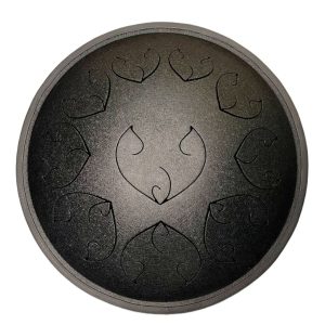 KaaTone Tongue Drum "D Celtic" Black Crocodile (10 Notes, 45 cm)