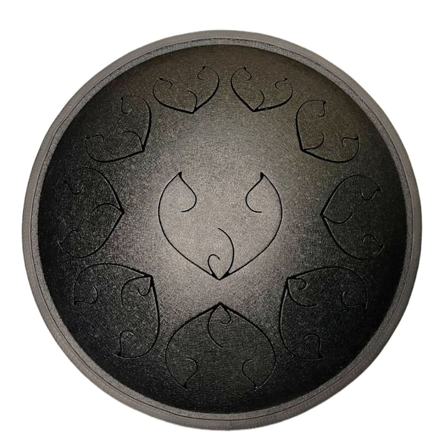 KaaTone Tongue Drum "D Celtic" Black Crocodile (10 Notes, 45 cm)