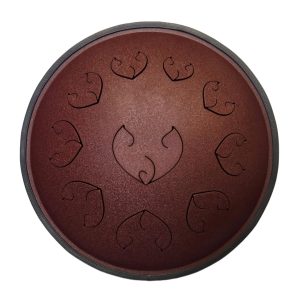 KaaTone Tongue Drum "A Klezmera" Red Crocodile (10 Notes, 45 cm)